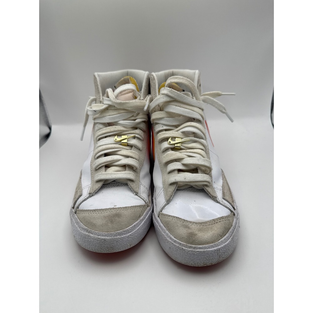 Nike Blazer Mid 77 SE First Use White Orange DH6757-100 Mens Sneakers